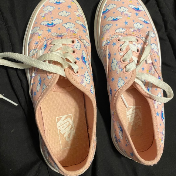 Kids Vans Pink Rainbow - Picture 2 of 4